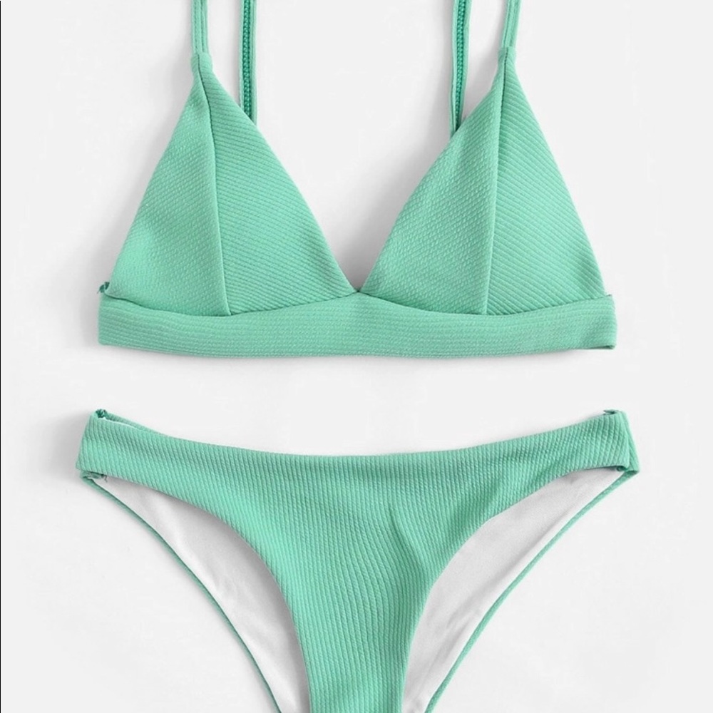 Teal bikini set